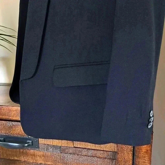 Frank & Oak Women's Black Open Front  Blazer - Size Medium EUC - Picture 5 of 15